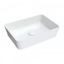 Omnires Parma Umywalka Nablatowa Marble+, 50X35Cm, biała Połysk - 844300_O1
