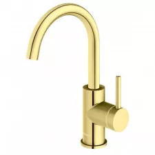 Kohlman Axel Gold 1-otworowa bateria umywalkowa z obrotową wylewką złoty - 831943_O1