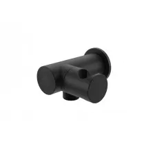 Kohlman Experience Black przyłącze kątowe z uchwytem czarny mat - 772441_O1