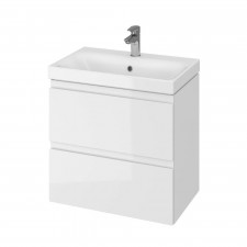 Cersanit Moduo Slim Zestaw łazienkowy umywalka z szafką 60 cm biały - 840661_O1