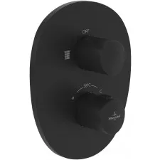 Villeroy & Boch Antao Termostatyczna bateria z jednodrożną regulacją przepływu Matt Black - 900517_O1