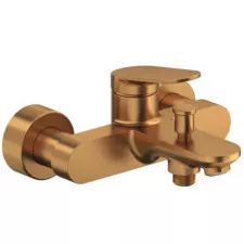 Duravit Wave bateria wannowa natynkowa Brązowy szczotkowany 216x198x113 mm - 903555_O1