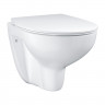 Grohe Bau Ceramic Miska WC wisząca z deską wolnoopadającą 36,8x53,1 cm biały