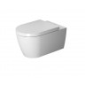 Duravit ME by Starck miska WC wisząca 57 bezrantowa+ deska w/o (252909000 + 0020090000) Biały