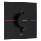 Hansgrohe ShowerSelect Comfort E Bateria termostat podtynkowa do 1 odbiornika z dodatkowym wyjściem Czarny Matowy