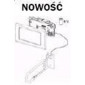 Tece Planus mechanizm elektroniczny do stelaża podtynkowego WC o nr kat. 9300081, zasilany bateryjnie 6V,