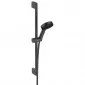 Hansgrohe Pulsify Select S Zestaw prysznicowy 105 z drążkiem 65 cm 3 strumienie czarny matowy