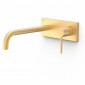 Tres Study Exclusive Bateria podtynkowa umywalkowa 240mm Matowe złoto 24K