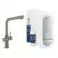 Grohe Blue Home bateria kuchenna filtruje chłodzi i gazuje wodę brushed hard graphite