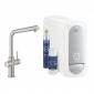 Grohe Blue Home bateria kuchenna filtruje chłodzi i gazuje wodę Stal szlachetna