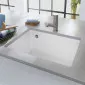 Villeroy & Boch SUBWAY 60SU zlewozmywak Ceramicplus podblatowy 545 x 440 x 213 mm White Alpin CeramicPlus