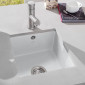 Villeroy & Boch Subway 45 SU Zlewozmywak podblatowy 1-komorowy 37,5x44 cm CeramicPlus biały