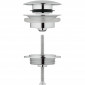 Grohe Zest. odpływowy z korkiem push-open chrom