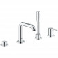 Grohe Essence 4-otworowa bateria wannowa chrom