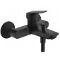 Hansgrohe Logis bateria wannowa natynkowa Czarny Matowy