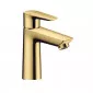 Hansgrohe Talis E bateria umywalkowa (M) 110 z cięgłemZłoty Optyczny Polerowany