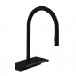 Hansgrohe Aquno Select M81 bateria kuchenna 170 w/w 3jet sBox Czarny Matowy