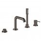 Grohe Essence 4-otworowa bateria wannowa hard graphite