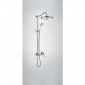 Tres Clasic kompletny zestaw prysznicowy podtynkowy deszczownica śr. 310 mm chrom