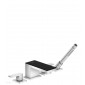 Axor MyEdition 4-otworowa bateria wannowa na brzeg wanny, element zewnętrzny, chrome / black glass