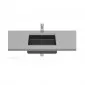 Roca Inspira Square umywalka podblatowa 430x320 fineceramic onyx