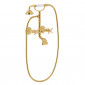 Tres Clasic bateria dwuuchwytowa wannowa Złoto 24K