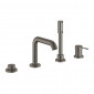 Grohe Essence 4-otworowa bateria wannowa brushed hard graphite