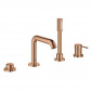 Grohe Essence 4-otworowa bateria wannowa warm sunset