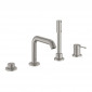 Grohe Essence 4-otworowa bateria wannowa stal nierdzewna