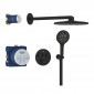 Grohe Grohtherm SmartControl zestaw podtynkowy z deszczownicą Phantom Black
