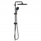 Grohe Tempesta System 250 Cube System prysznicowy z przełącznikiem do montażu ściennego czarny mat