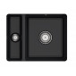 Villeroy & Boch Subway 60 XU zlew podblatowy 545 x 440 mm Pure Black