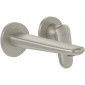 Villeroy & Boch Antao Dwuotworowa bateria umywalkowa jednouchwytowa Brushed Nickel Matt