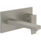 Villeroy & Boch Architectura Square bateria umywalkowa Brushed Nickel Matt