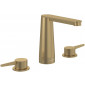 Villeroy & Boch Conum Bateria umywalkowa trzyotworowa Brushed Gold