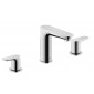 Duravit Wave 3-otw baterie umywalkowe Chrom błyszczący 326x176x131 mm