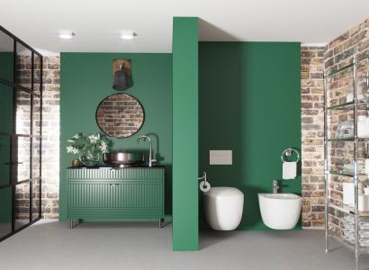 Kolory, które ożywią twoją łazienkę - zielony i niebieski!