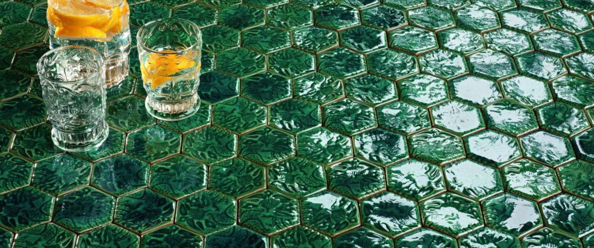Mozaika Heksagonalna Tubądzin Barcelona by Maciej Zień 