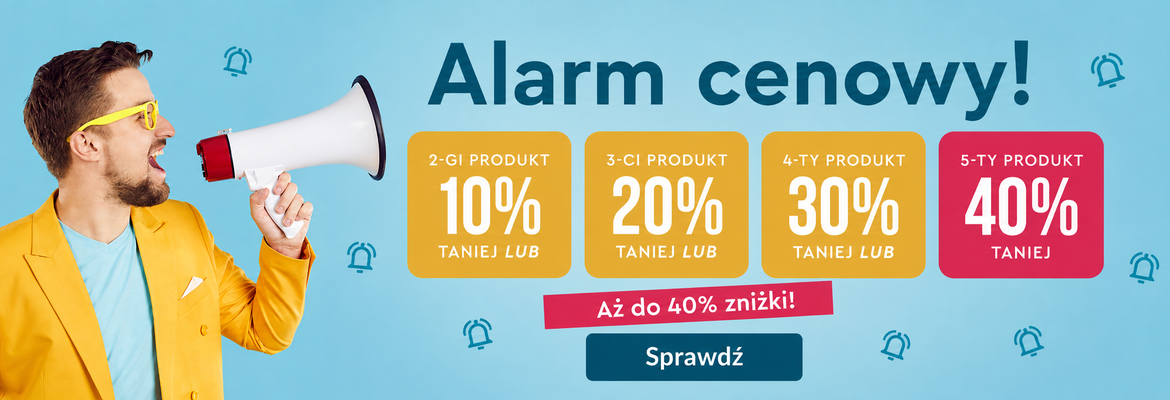 Alarm cenowy - aż do 40% zniżki