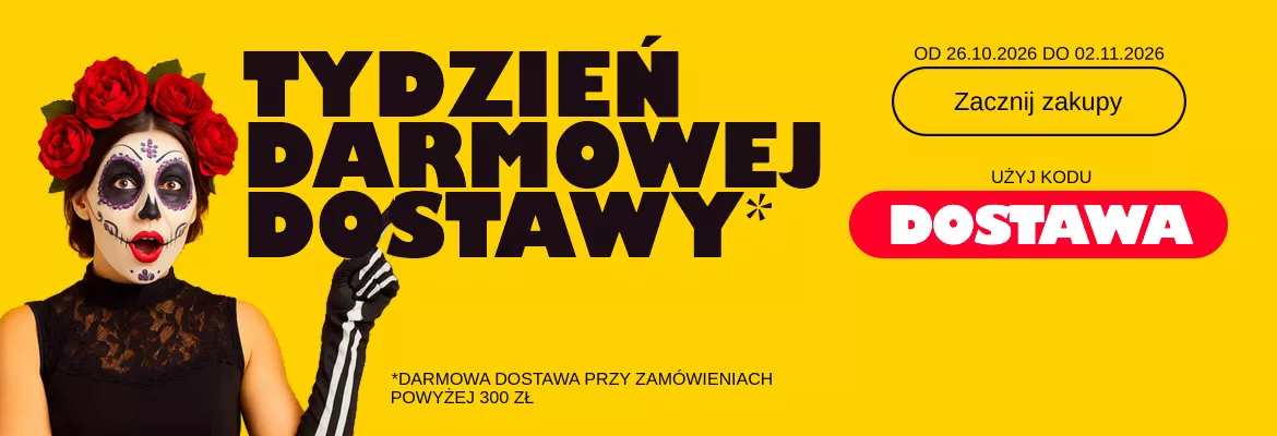 Tydzień darmowej dostawy &ndash; użyj kodu DOSTAWA w dniach 26.10-02.11.2026