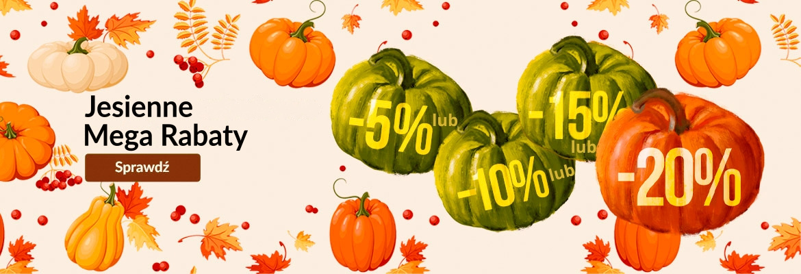 Jesienne Mega Rabaty &ndash; nawet do -20% zniżki