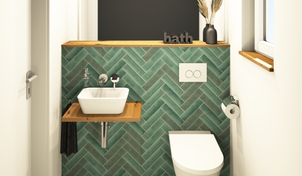 plytki ułożone w jodełkę marazzi