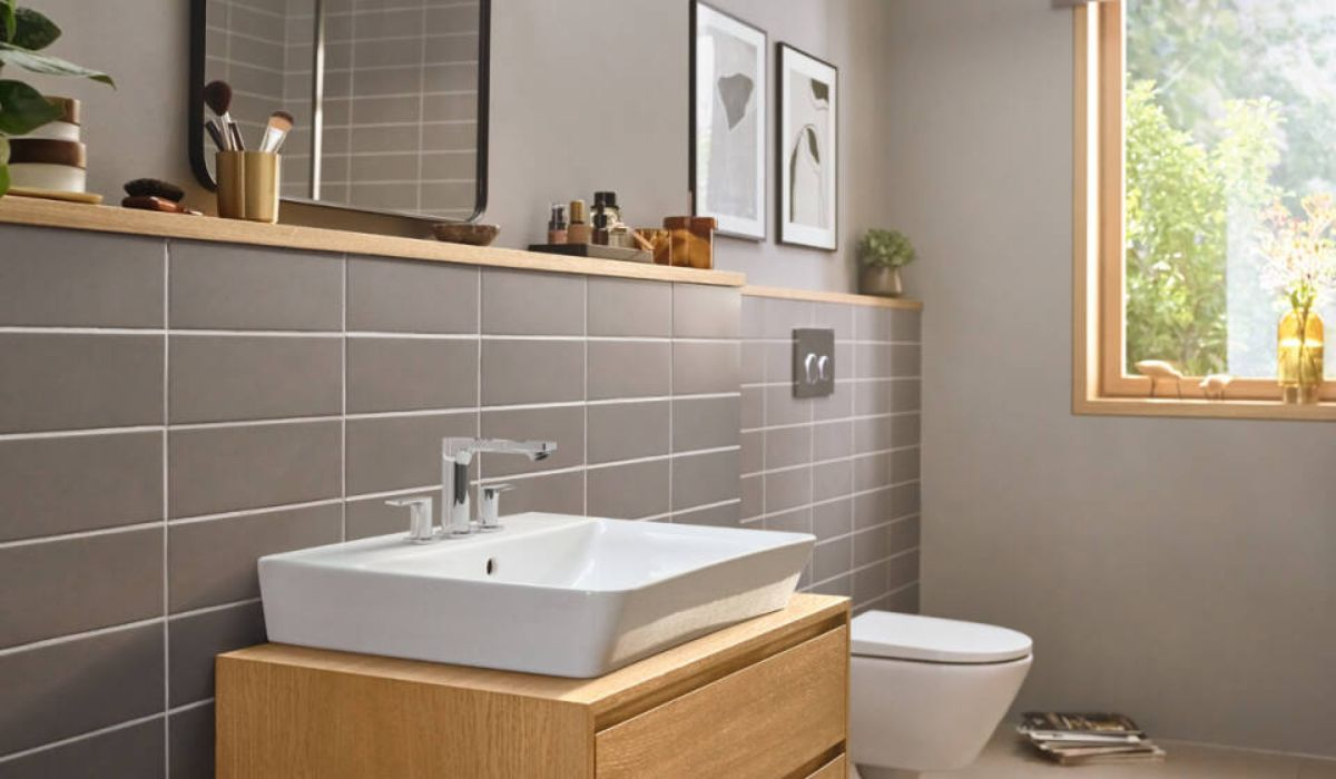 umywalkowa chrom hansgrohe rebris e