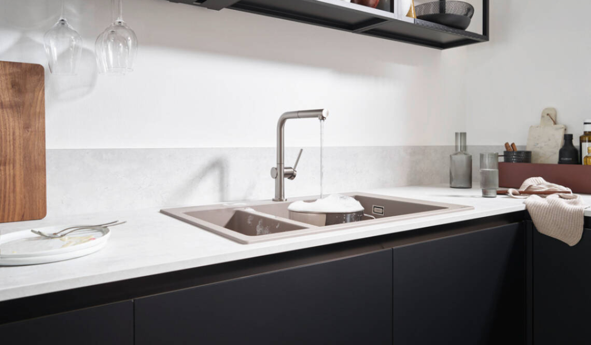 Zlew kuchenny Hansgrohe – nowoczesny zlewozmywak kuchenny do eleganckiej kuchni